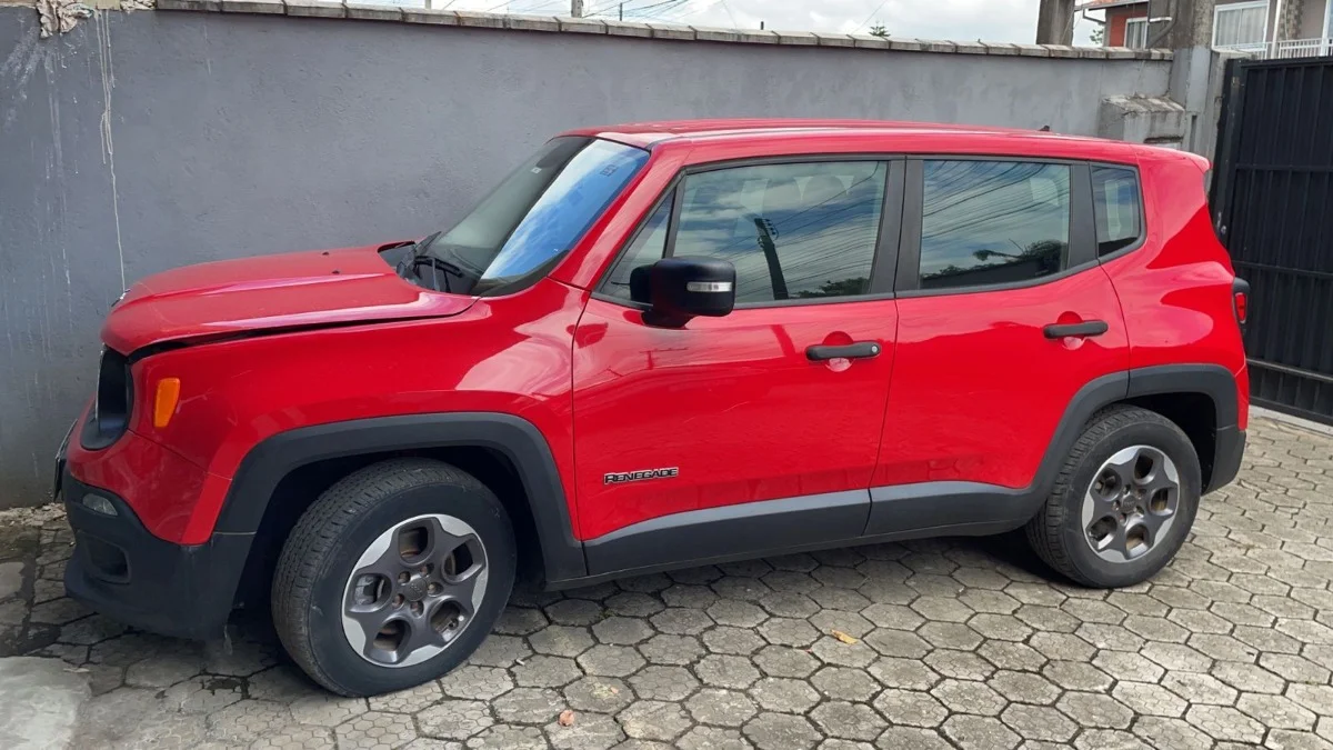 Sucata Jeep Renegade 2016